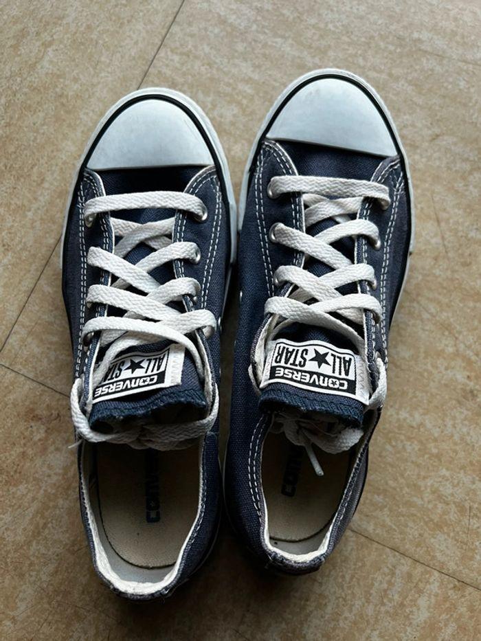 Converse bleu marine 35 très bon état - photo numéro 6