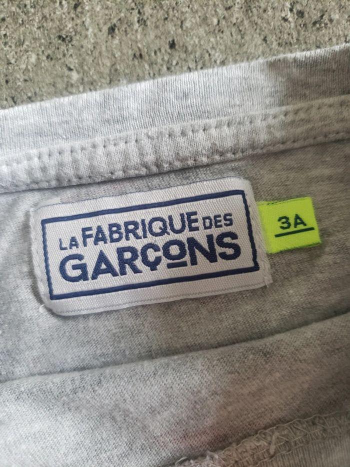 #3ans T shirt manches longues La fabrique des garçons - photo numéro 3