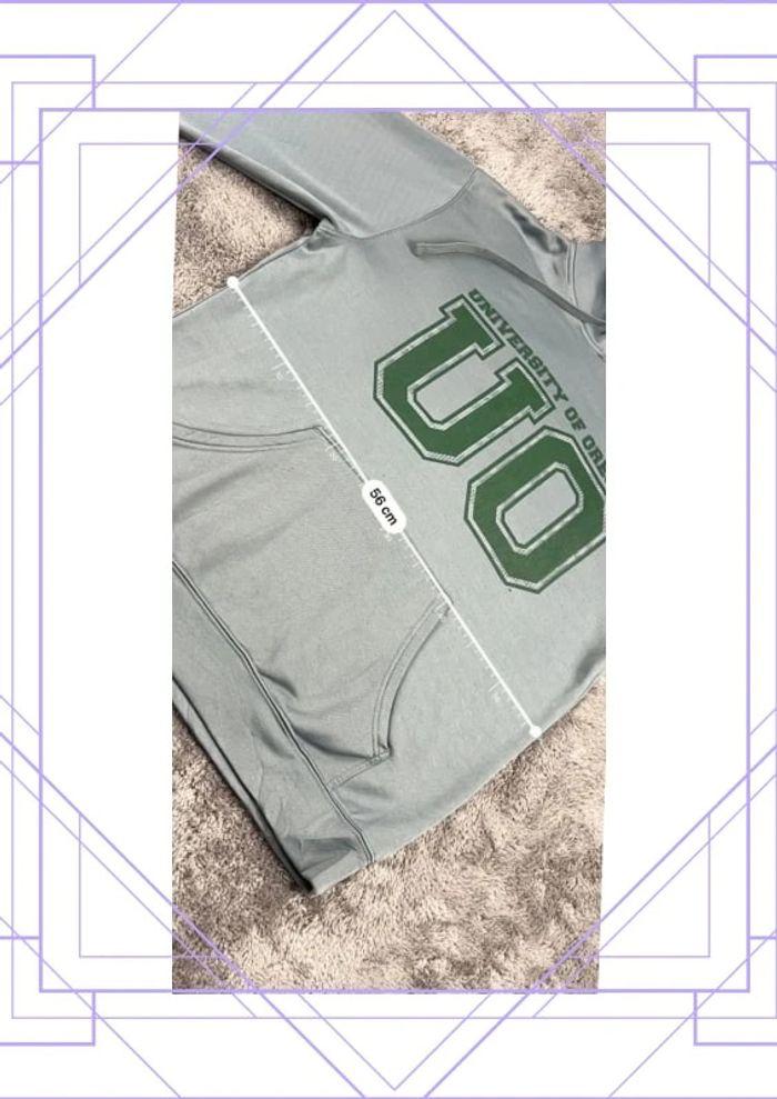 👕 Sweat à capuche Veste University Rare Vintage y2k 90s 2000s Oregon Gris Taille M 👕 - photo numéro 4