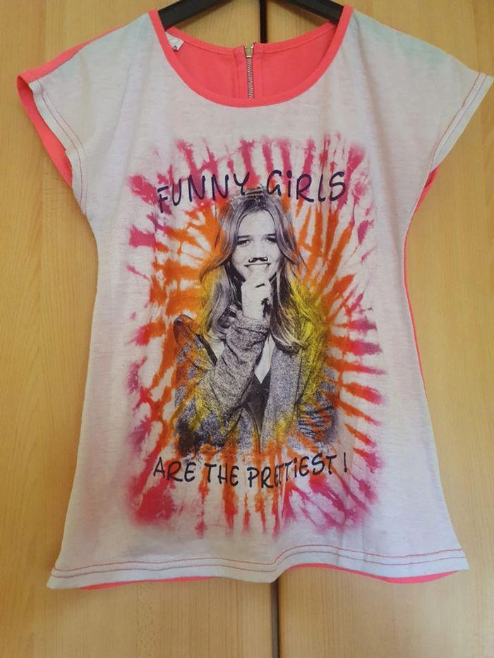 Tee-shirt fille 12 ans - photo numéro 1