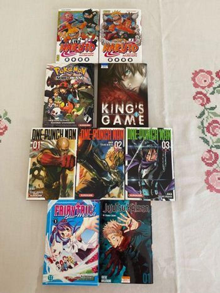 Lot de 9 livres Manga - photo numéro 1