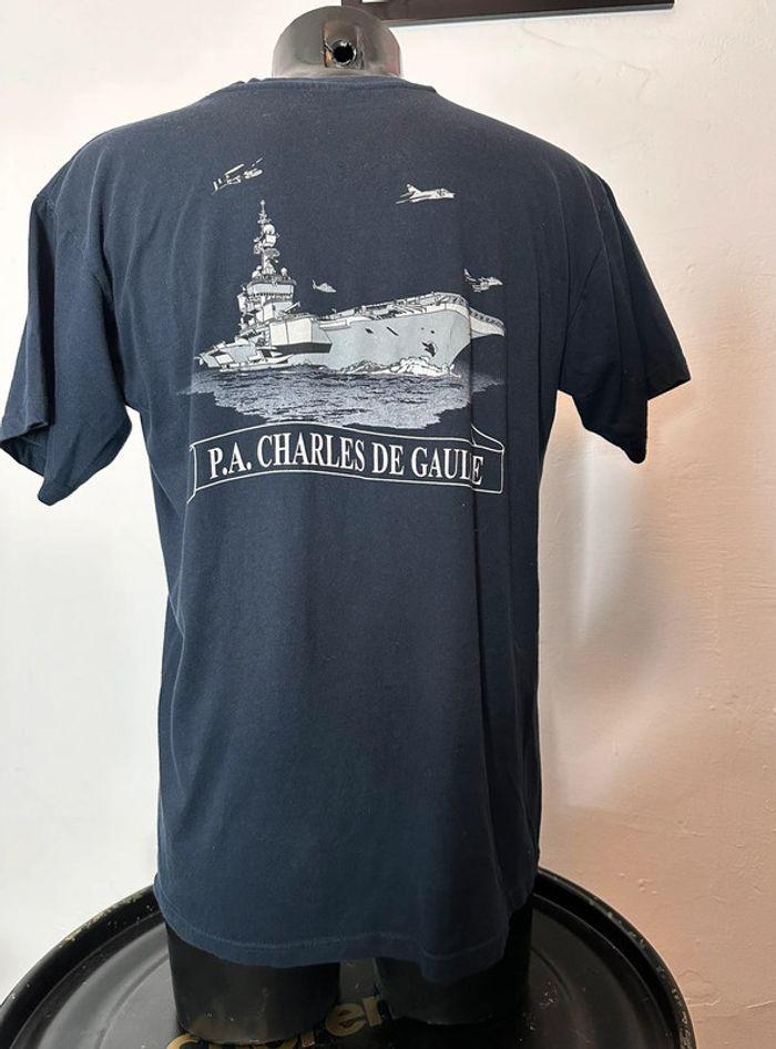 Collector Tee Shirt porte-avions Charles de Gaulle - photo numéro 1