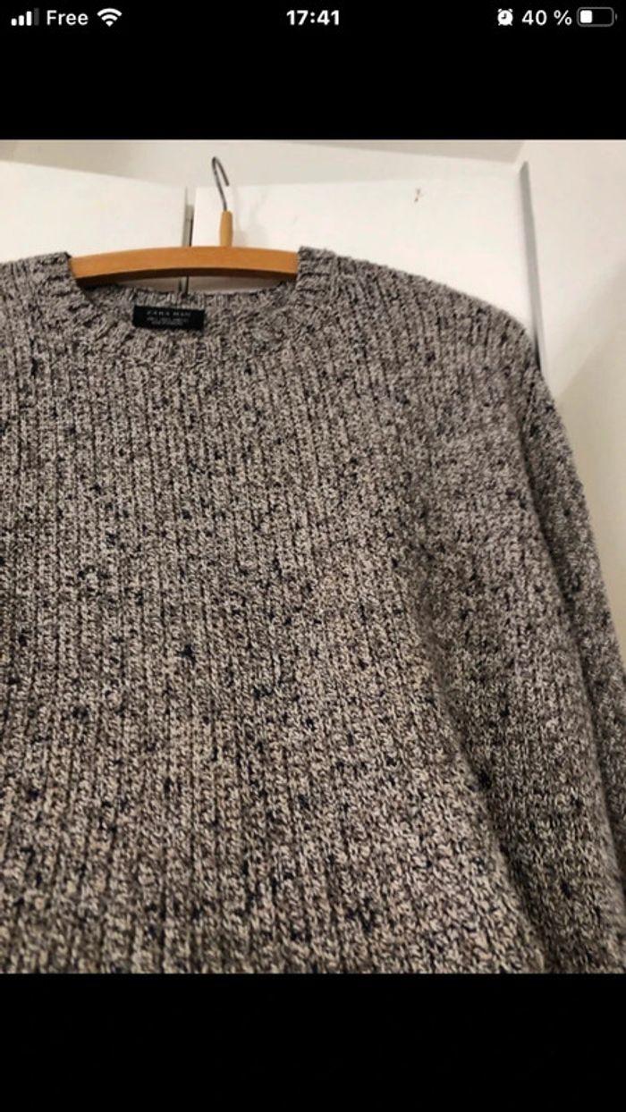 Pull d’hiver homme Zara . Taille L - photo numéro 5