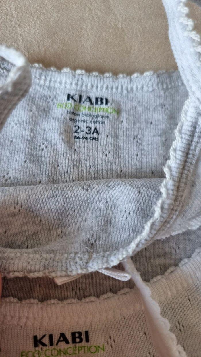 Chemise de corps maille pointel kiabi taille 2-3ans - photo numéro 6