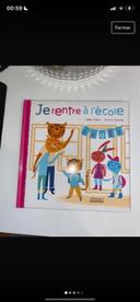 Livre je rentre à l’école