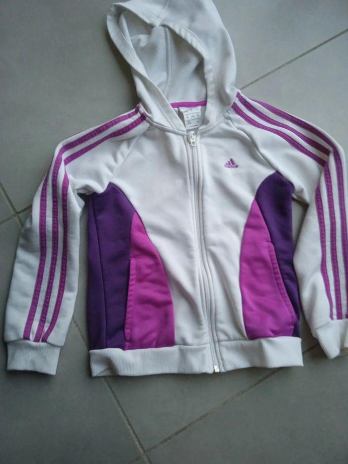 Veste survetement Adidas 10 ans - photo numéro 1