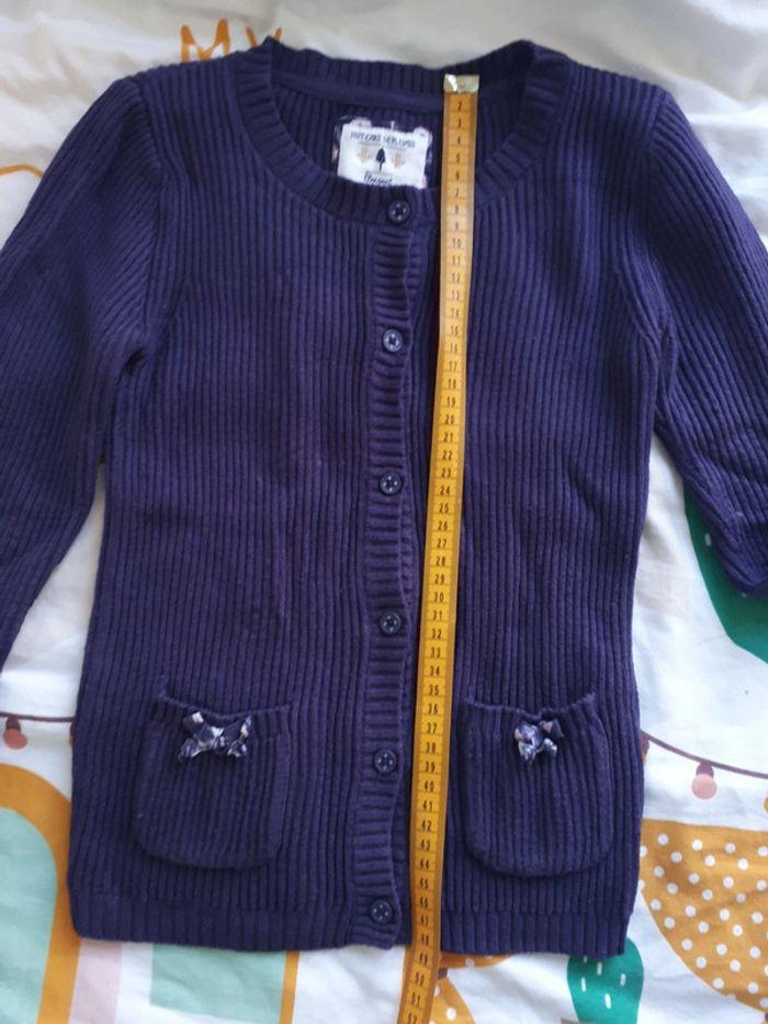 Gilet tricot violet Sergent Major 7 ans - photo numéro 4