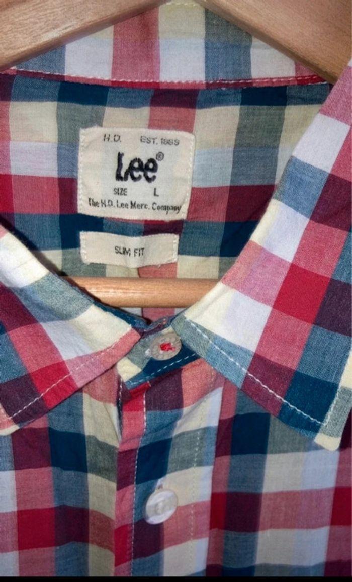 Chemise LEE slim fit taille L peu portée - photo numéro 2