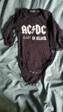 Bodie ac/dc noir 9 mois