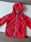 Imperméable rouge 3 ans