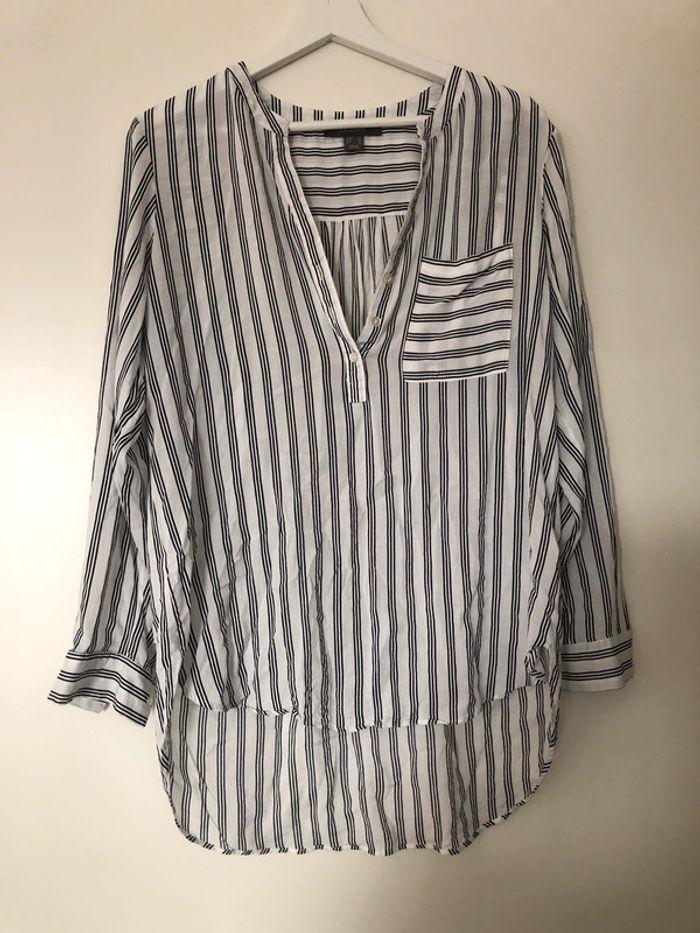 Chemise rayée blanche et noire 40 - photo numéro 1