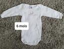 Body 6 mois Petit bateau