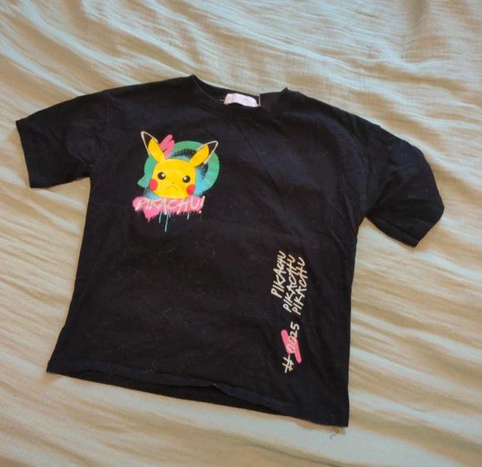 Tee shirt Zara Pikachu carton 1 a - photo numéro 1