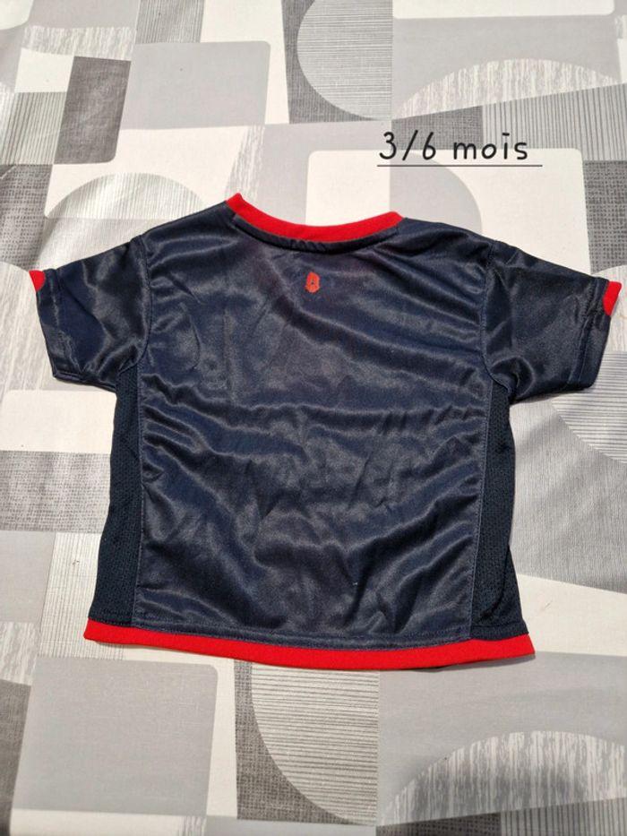 Tee shirt psg 3/6 mois - photo numéro 2