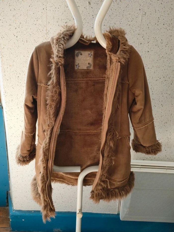 Manteau hiver enfant 10ans / 138cm marron - photo numéro 2