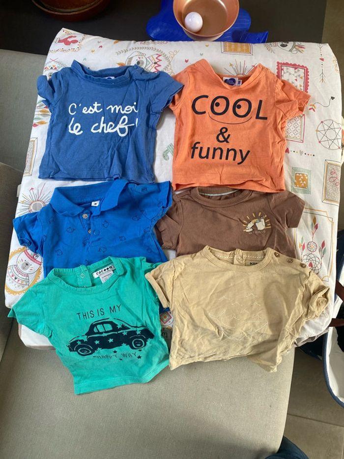 Lot de 6 t-shirt 3 mois - photo numéro 1