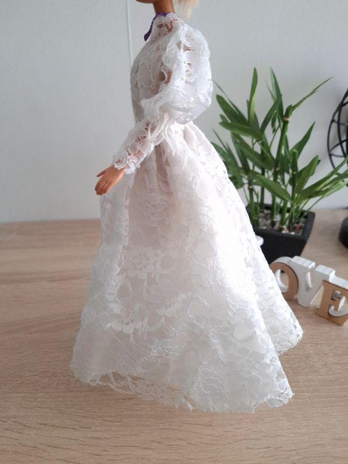 Robe de mariée vintage pour Barbie - photo numéro 4