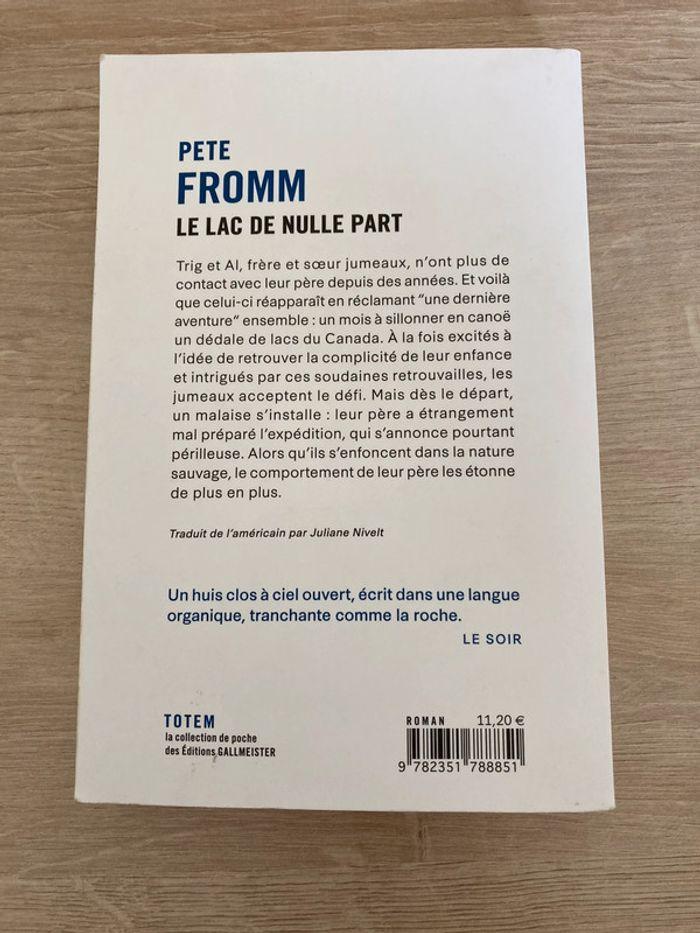 Le lac de nulle part de Pete Fromm - photo numéro 2