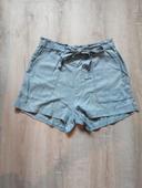 Short jean fluide