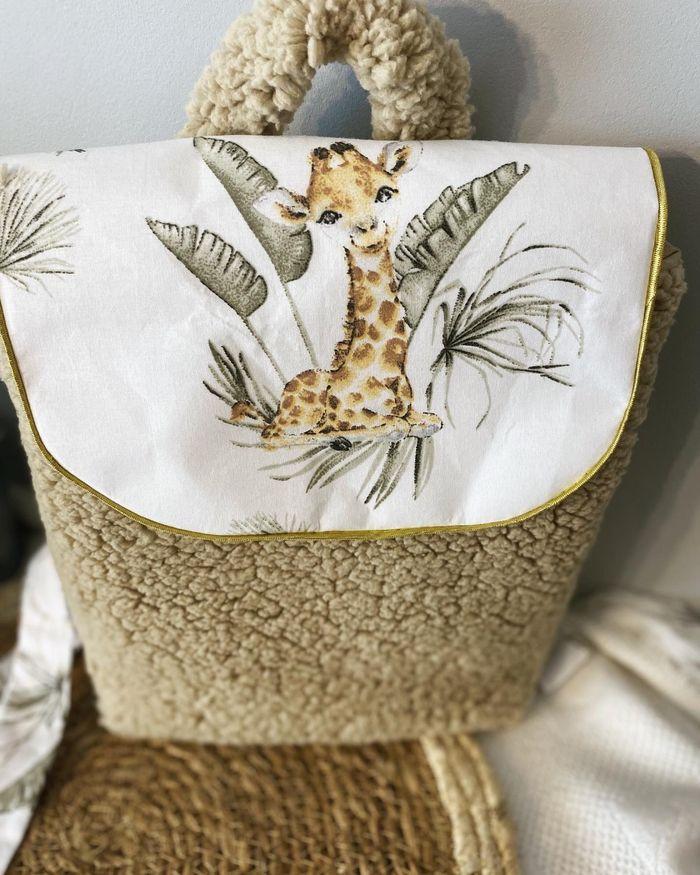 Sac à dos pour la maternelle motif girafe 🦒 - photo numéro 2