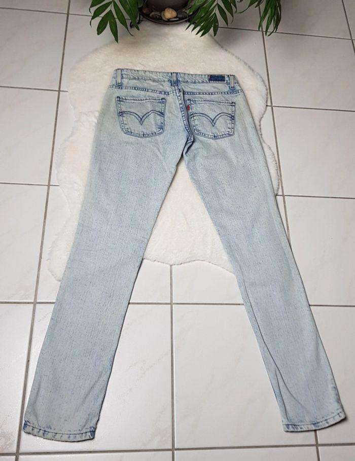 Jean Levi's 524 Too Superlow Skinny Bleu Clair - photo numéro 3