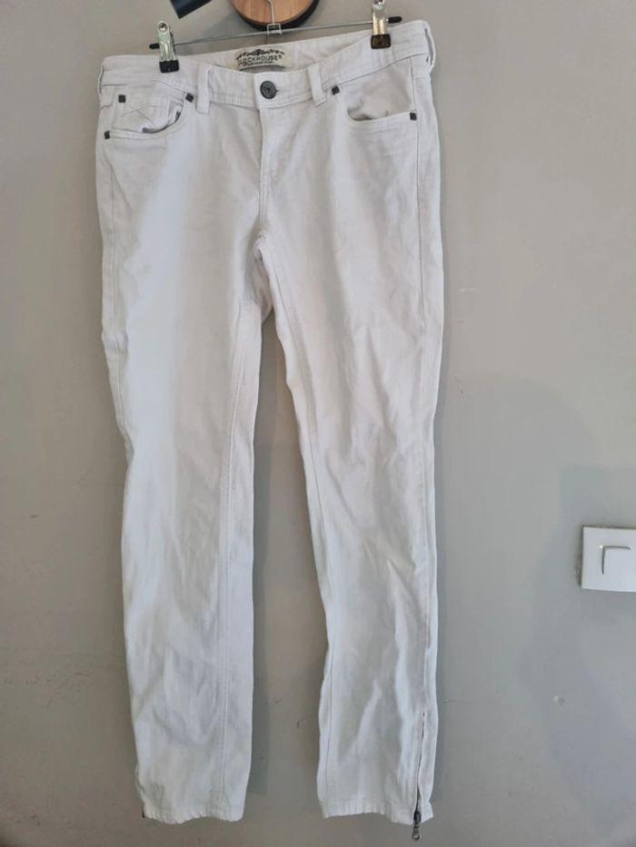 Pantalon blanc Clockhouse - photo numéro 1