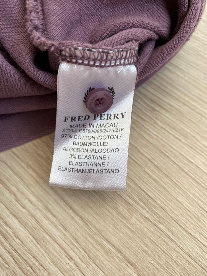 Polo mauve Fred Perry femme - photo numéro 7