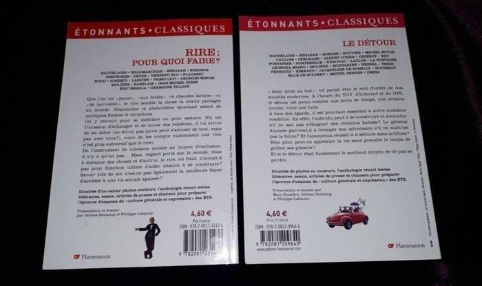 📚Lot de 2 livres : Rire : pour quoi faire ? + Le détour - photo numéro 3