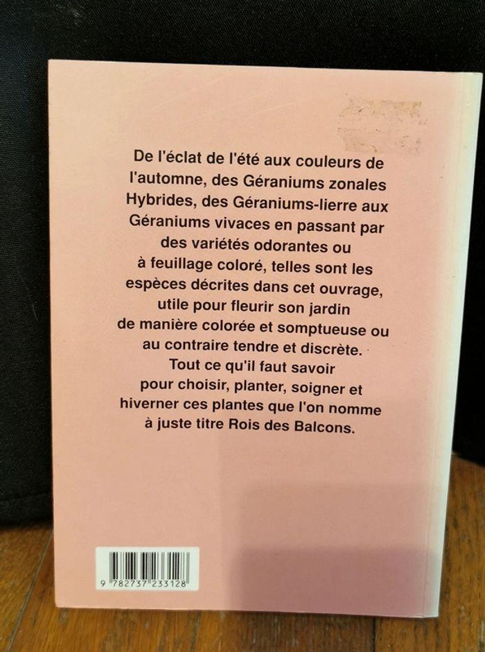 Livre les géraniums - photo numéro 2