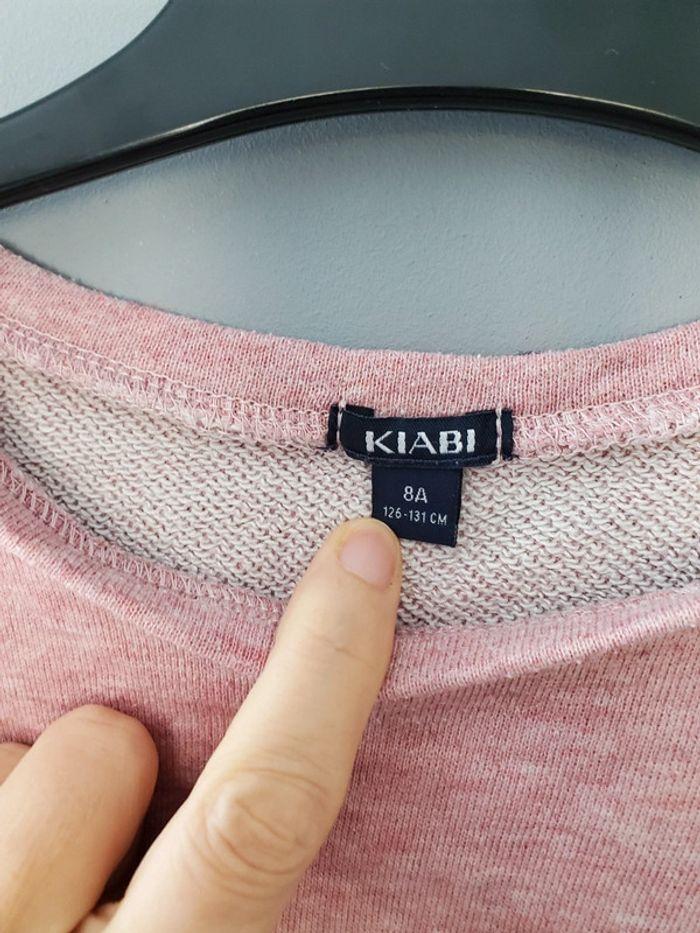 Sweat-shirt taille 8 ans état satisfaisant Kiabi - photo numéro 2