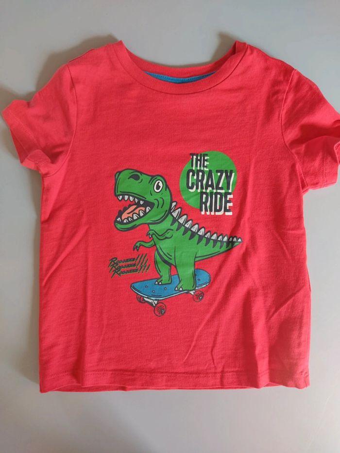 Tee-shirt dinosaure 2 ans 92 cm • Sergent major - photo numéro 1