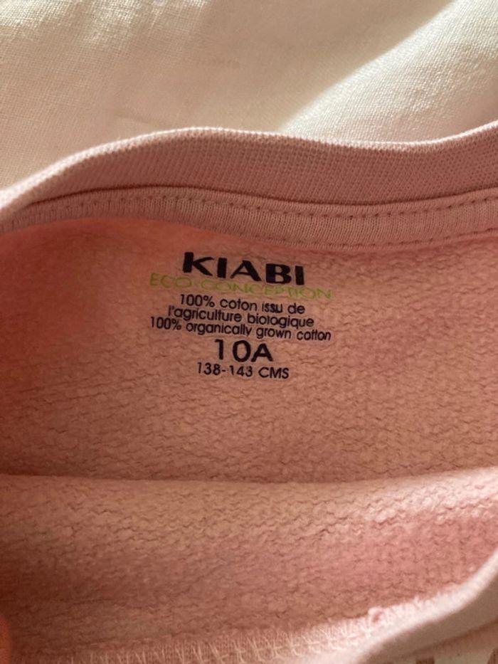 Kiabi sweat rose 10 ans - photo numéro 5