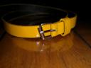 Ceinture jaune vernie 80 cm