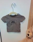 T-shirt manches courtes gris