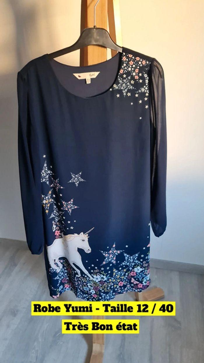 Robe Yumi avec licorne - photo numéro 1