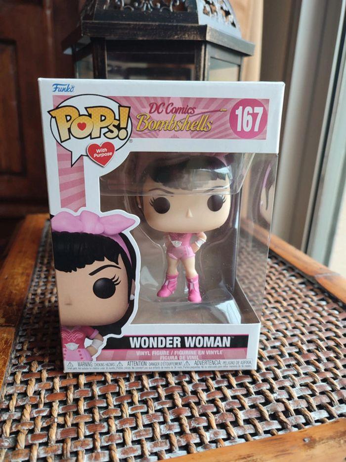 DC comics bombshells 167 Wonder woman octobre rose funko pop with purpose - photo numéro 1