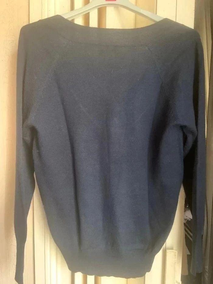 Pull bleu marine La Redoute taille 38/40 - photo numéro 3