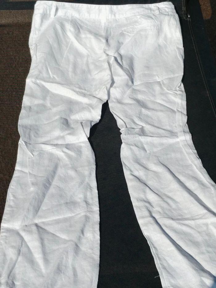 Pantalon blanc leger - photo numéro 3