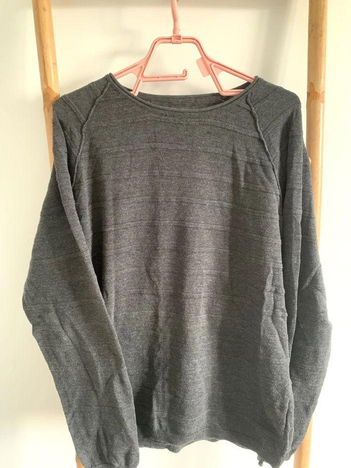 Pull homme gris - photo numéro 2