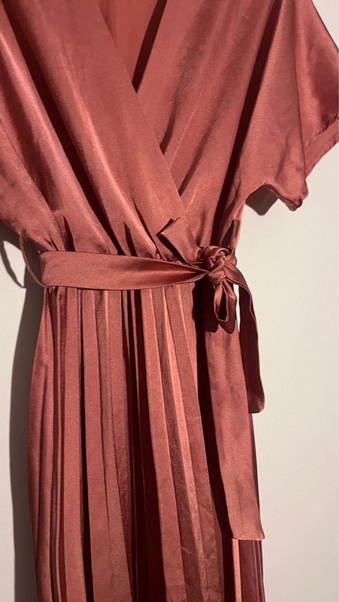 Robe en satin Rose - photo numéro 4