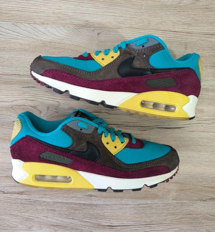 Baskets Nike air max 90 ridgerock turbo vert pointure 40.5 sans boîte - photo numéro 2