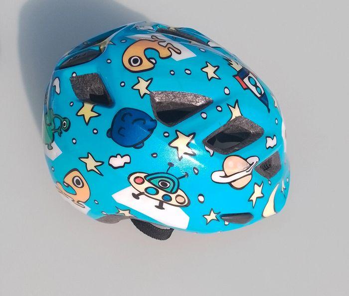 Casque vélo enfant bleu monstres 46-53 cm - photo numéro 2