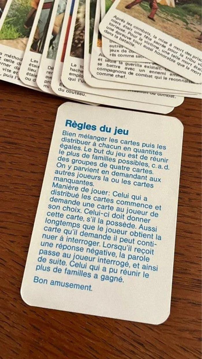 Jeu de cartes 7 familles - photo numéro 3