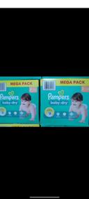 2 méga packs Pampers baby dry taille 3