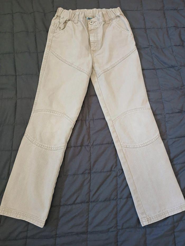 Beau pantalon garçon gris, taille 10 ans. - photo numéro 1