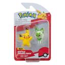 Pikachu et Poussacha Figurine Battle Figure Pack Pokémon