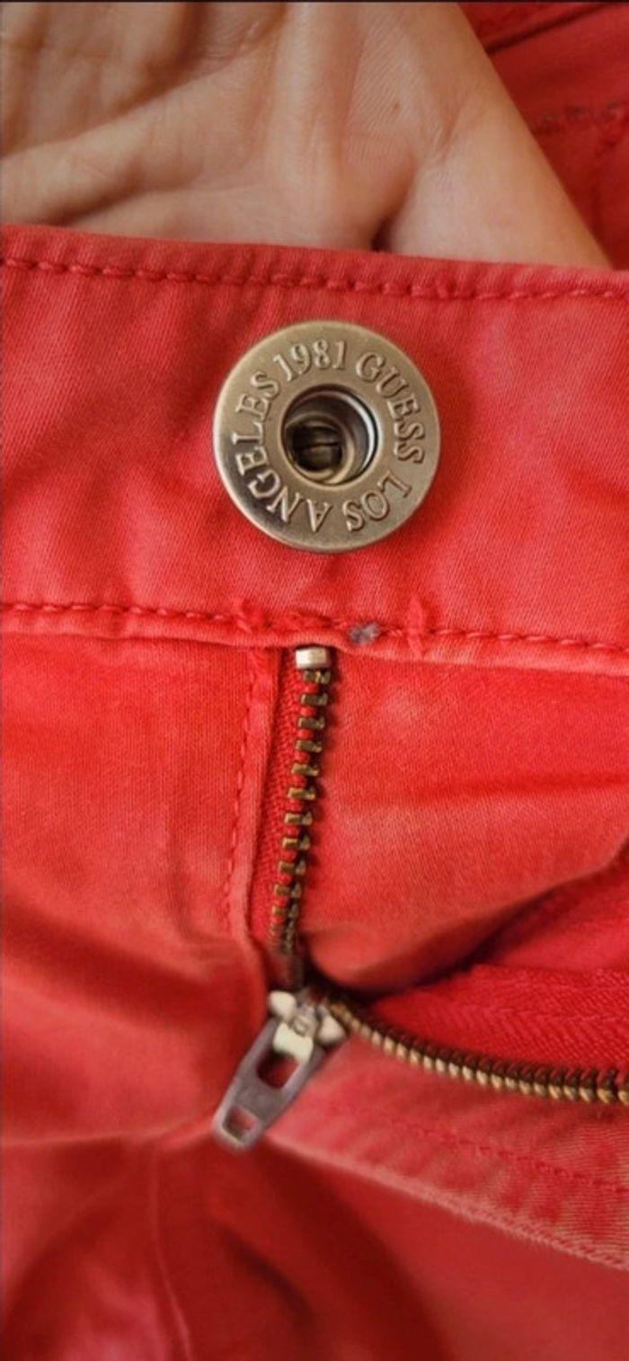 Pantalon Rouge Guess - photo numéro 4