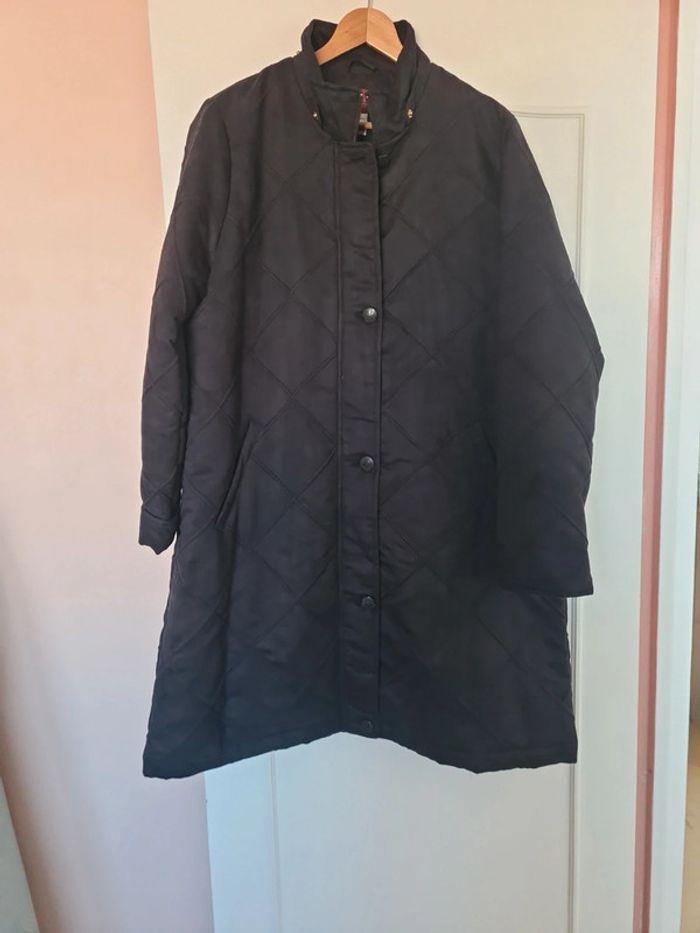 Manteau à carreaux noir daxon 46/48 - photo numéro 1