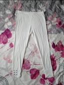 Pantacourt legging blanc / taille 36