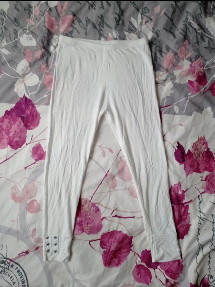 Pantacourt legging blanc / taille 36 - photo numéro 1